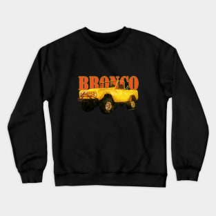 Slogging the 1969 Ford Bronco Through the Bush Crewneck Sweatshirt